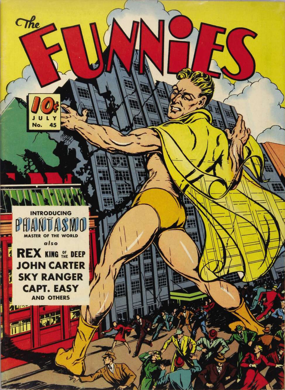 Book Cover For The Funnies 45