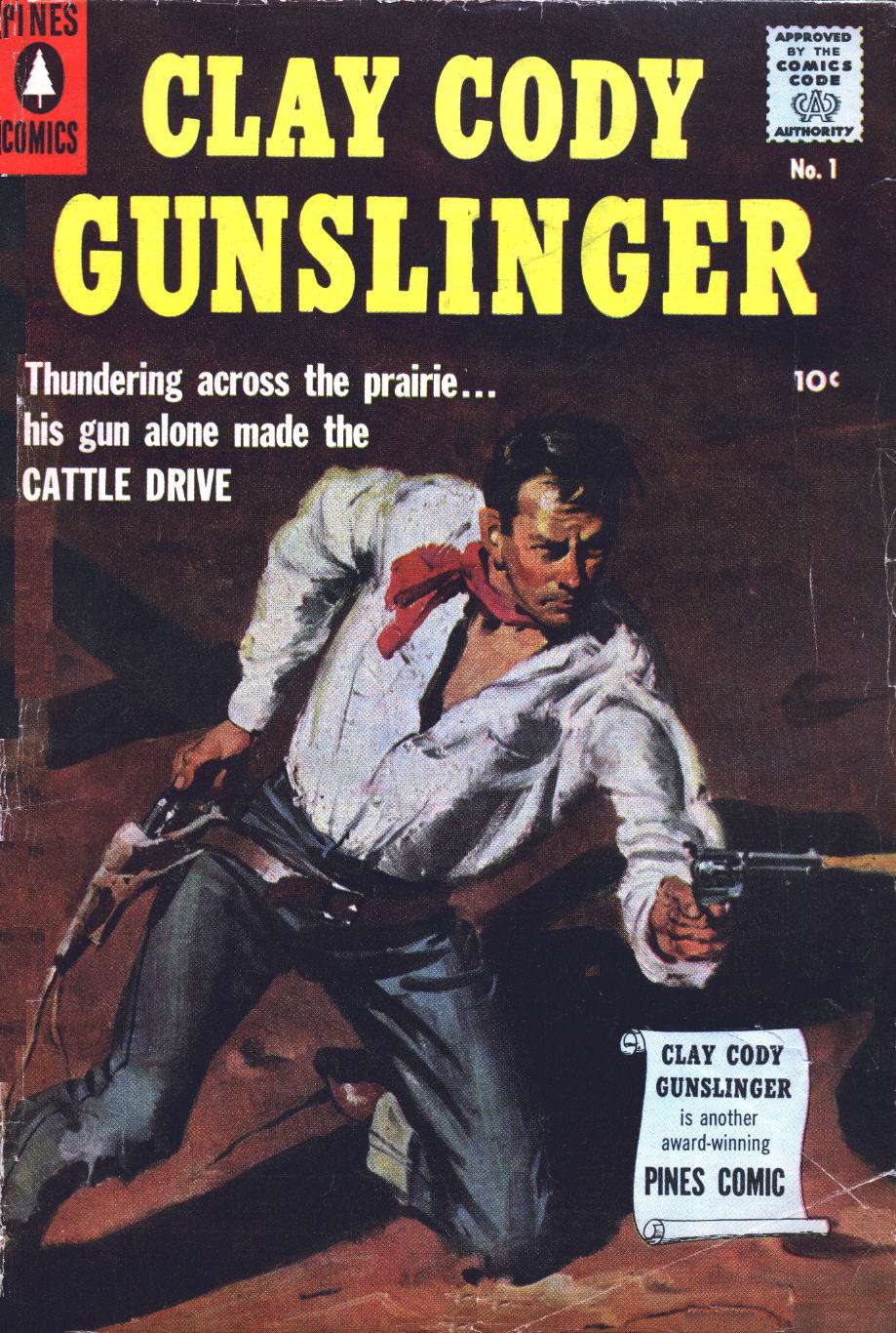 Comic Book Cover For Clay Cody Gunslinger 1