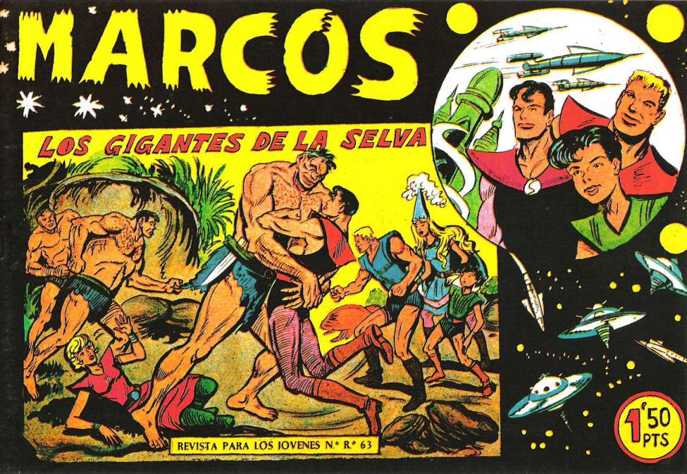 Comic Book Cover For Marcos 5 - Los Gigantes De La Selva