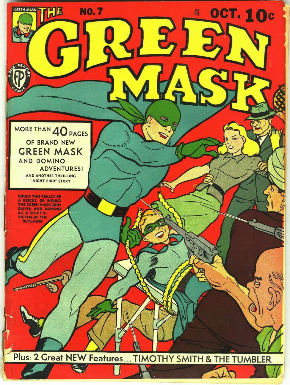 Book Cover For The Green Mask v1 7
