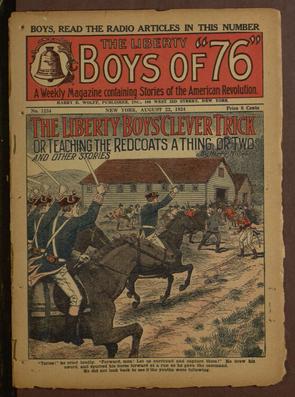 Book Cover For The Liberty Boys of 76 1234 - The Liberty Boys' Clever Trick