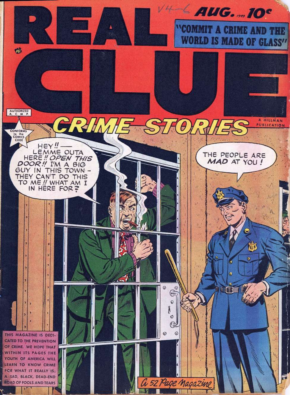 Book Cover For Real Clue Crime Stories v4 6