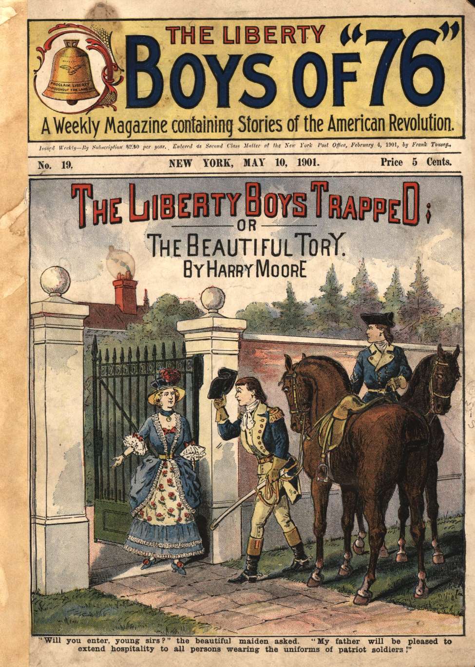 Book Cover For The Liberty Boys of 76 19 - The Liberty Boys Trapped
