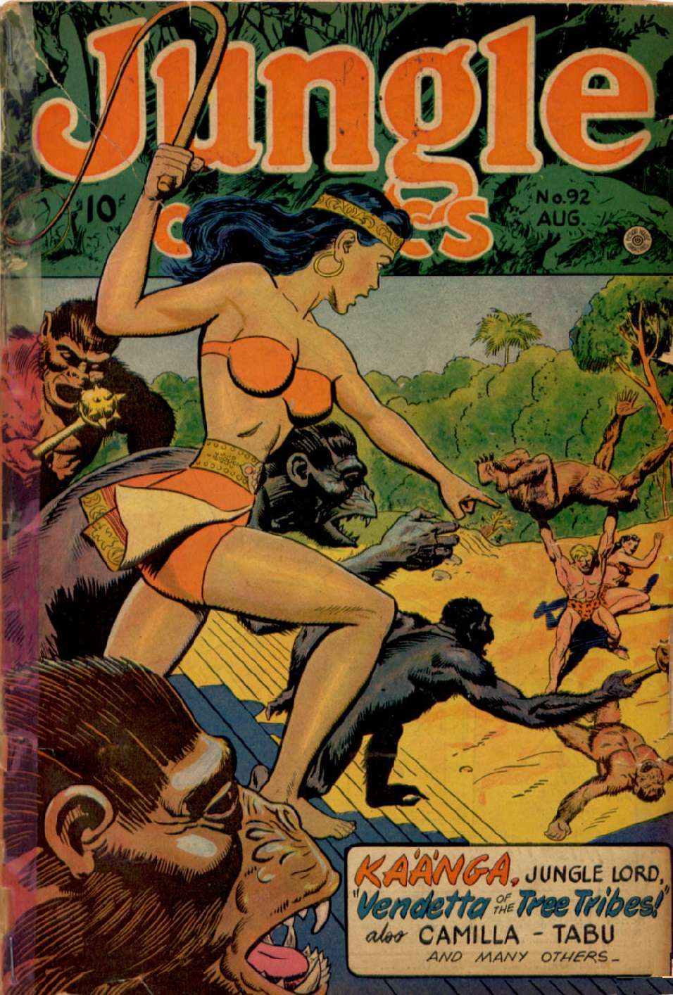 Comic Book Cover For Jungle Comics 92