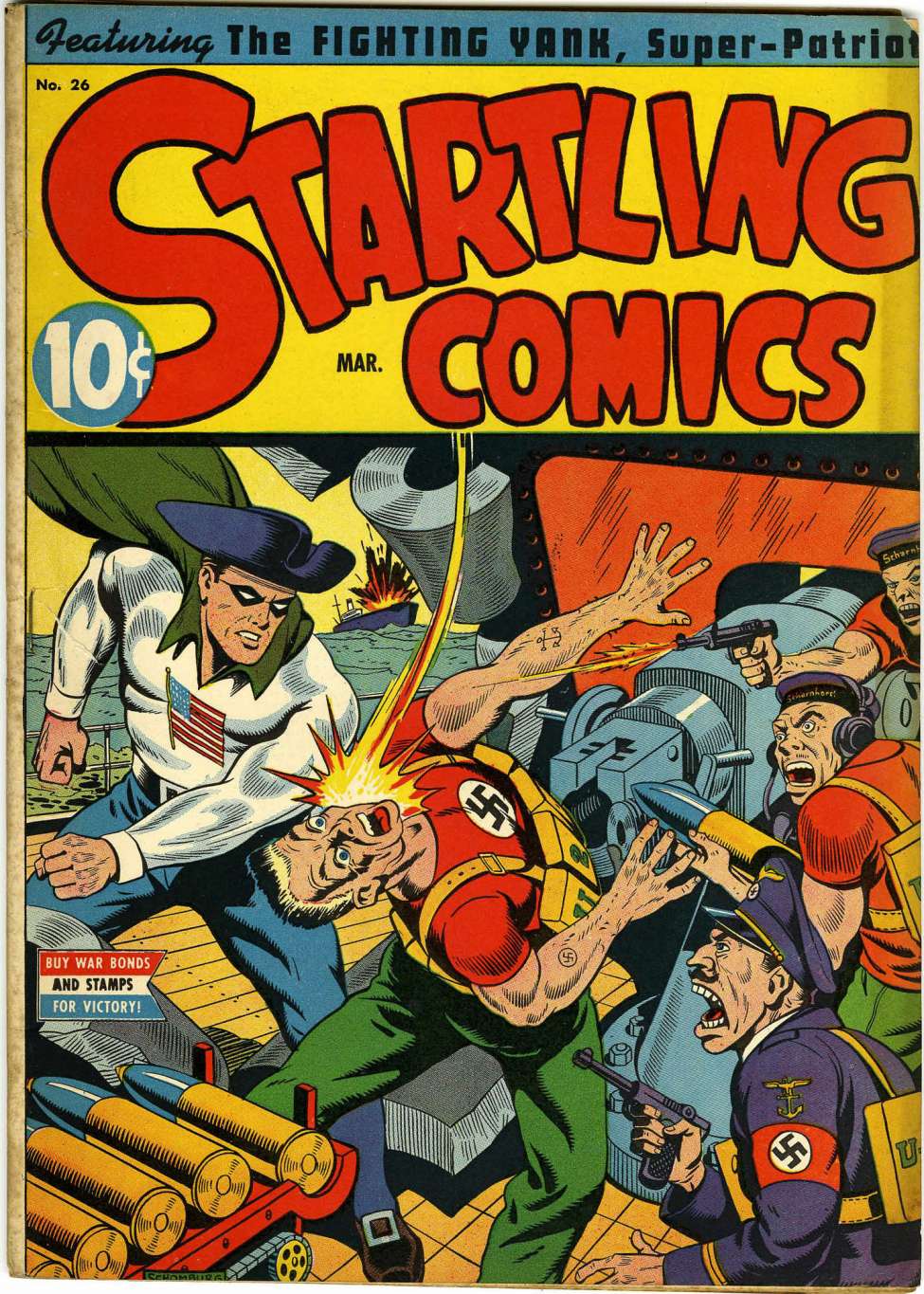 Comic Book Cover For Startling Comics 26