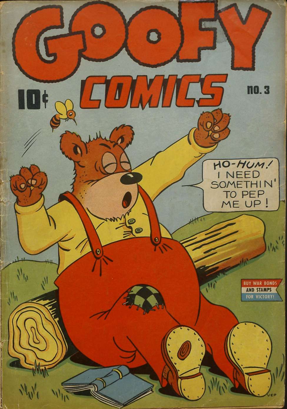 Comic Book Cover For Goofy Comics 3