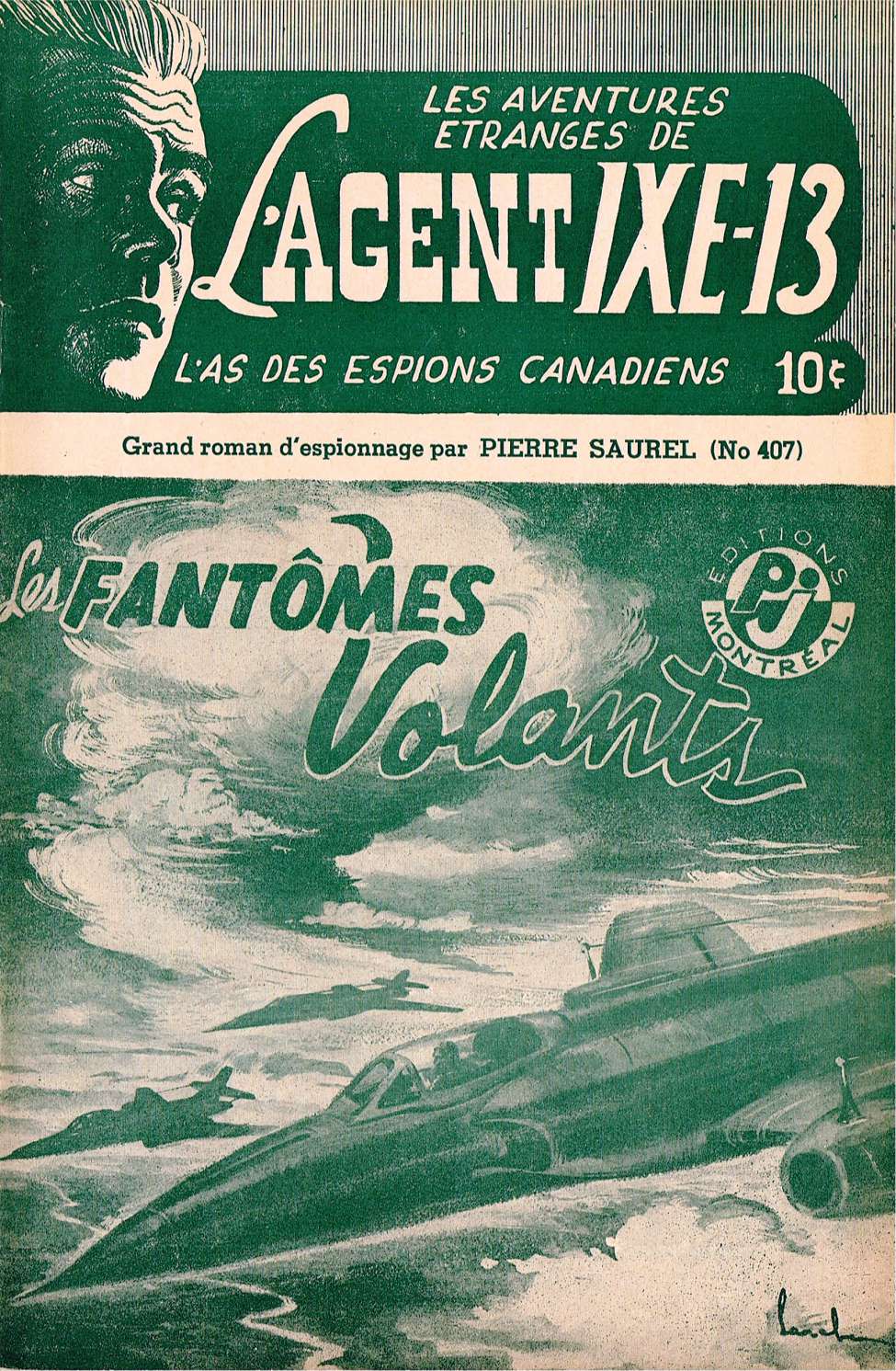 Book Cover For L'Agent IXE-13 v2 407 - Les fantômes volants