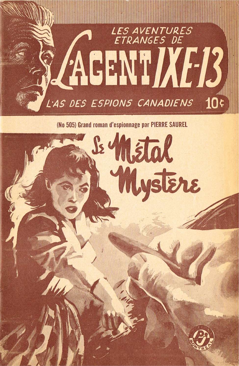 Book Cover For L'Agent IXE-13 v2 505 - Le métal mystère