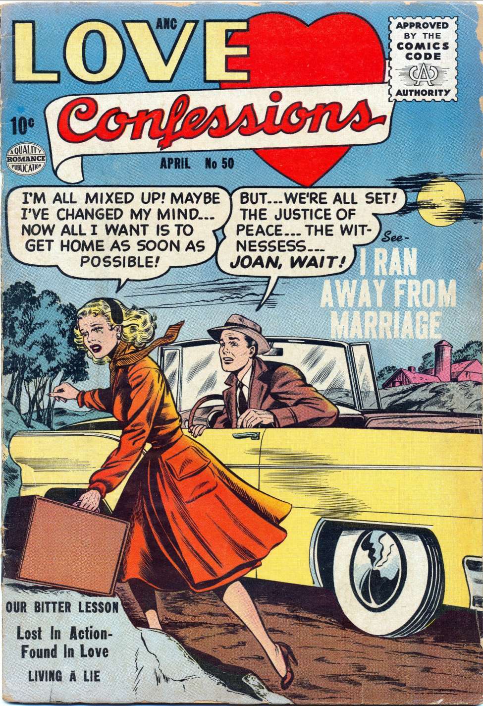 Comic Book Cover For Love Confessions 50