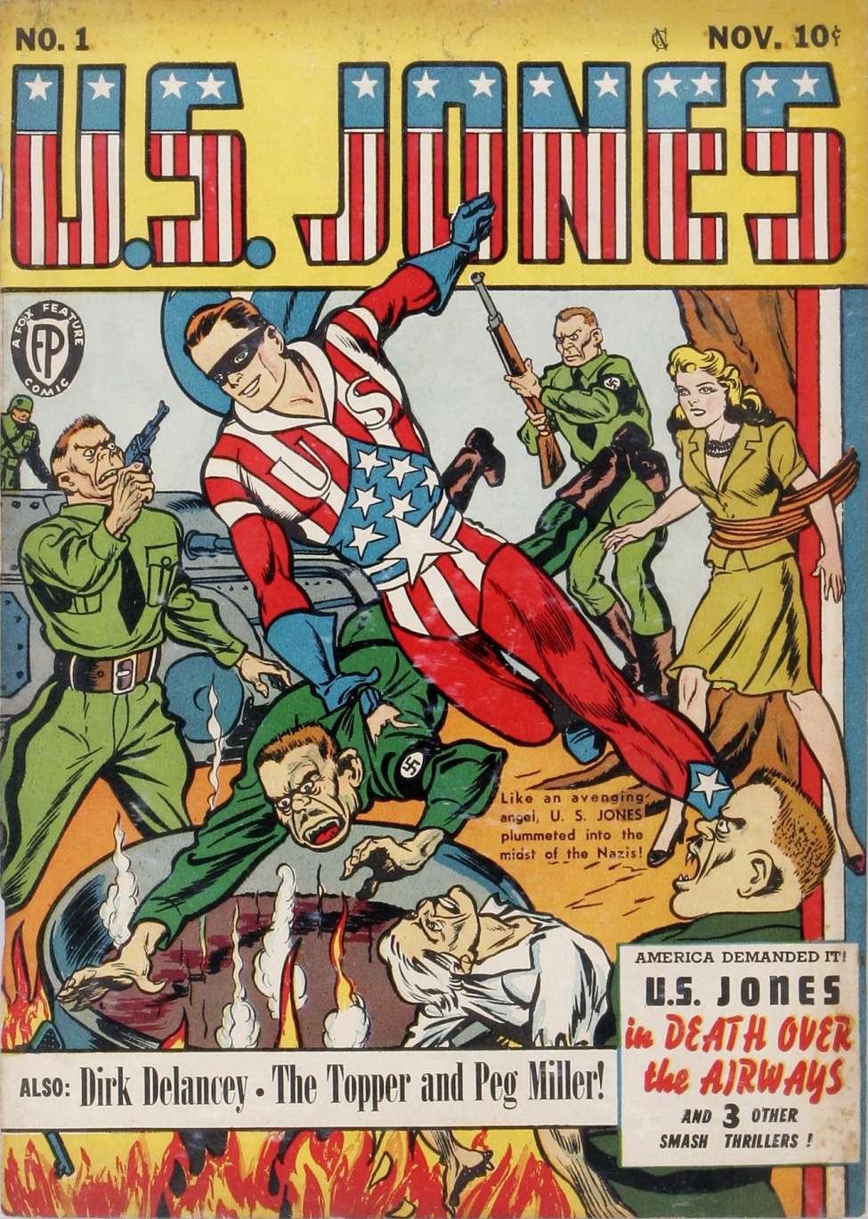 Comic Book Cover For U.S. Jones 1