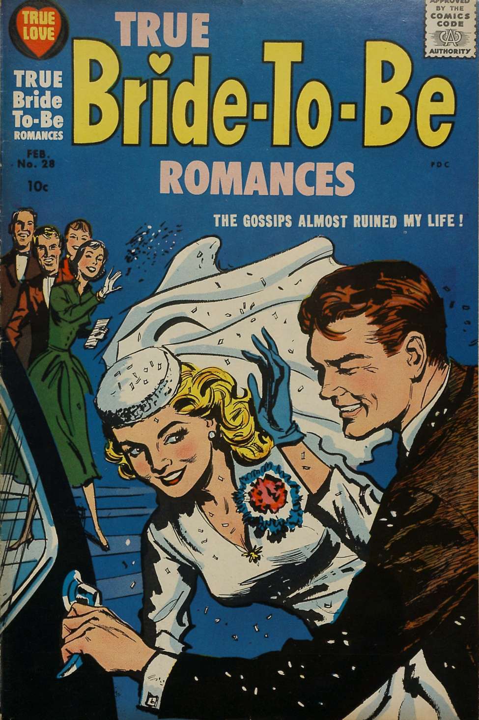 Comic Book Cover For True Bride-To-Be Romances 28