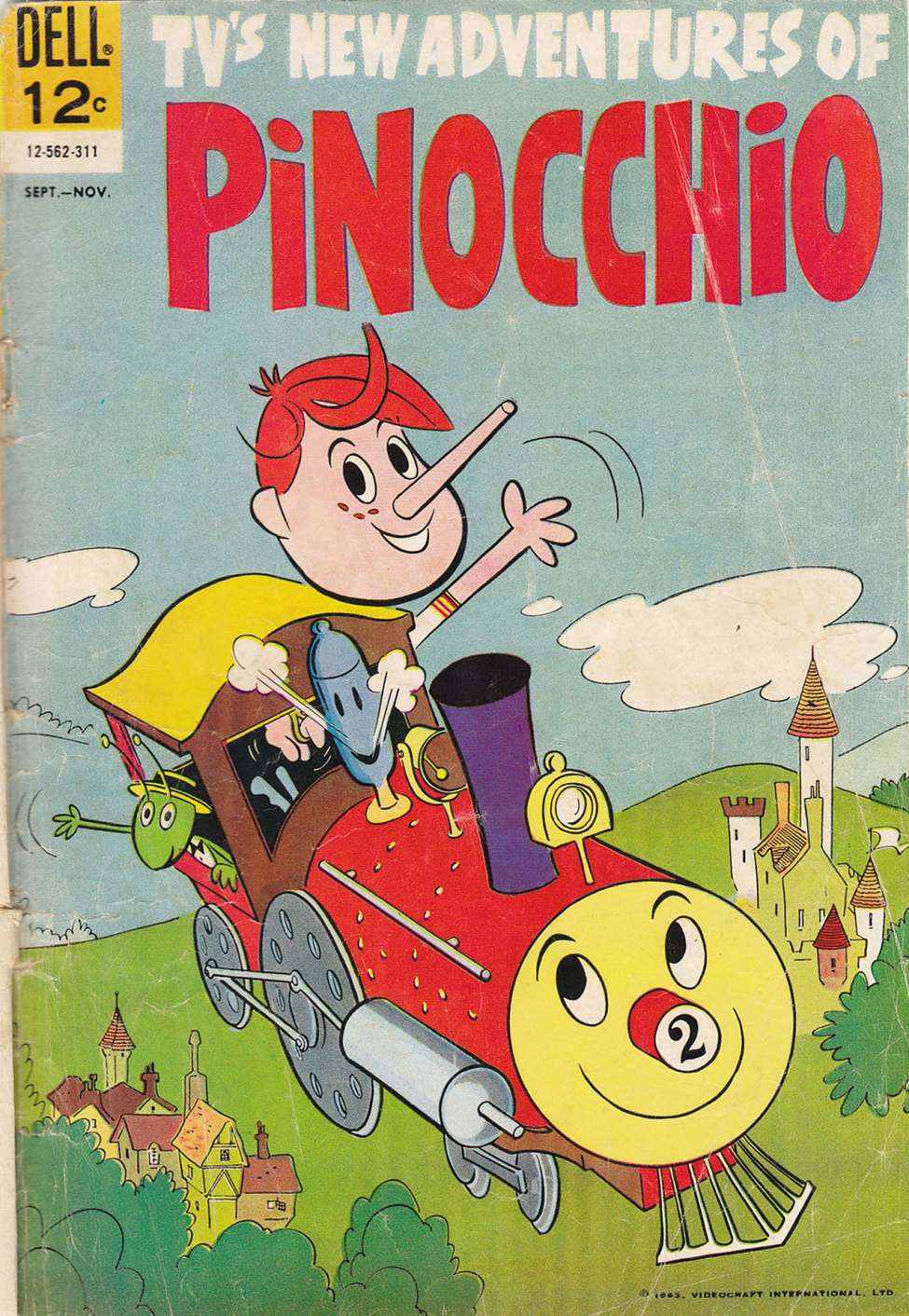 Comic Book Cover For New Adventures of Pinocchio 3