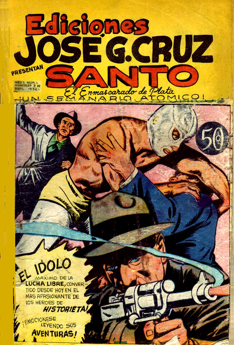 Comic Book Cover For Santo. El Enmascarado de Plata 1