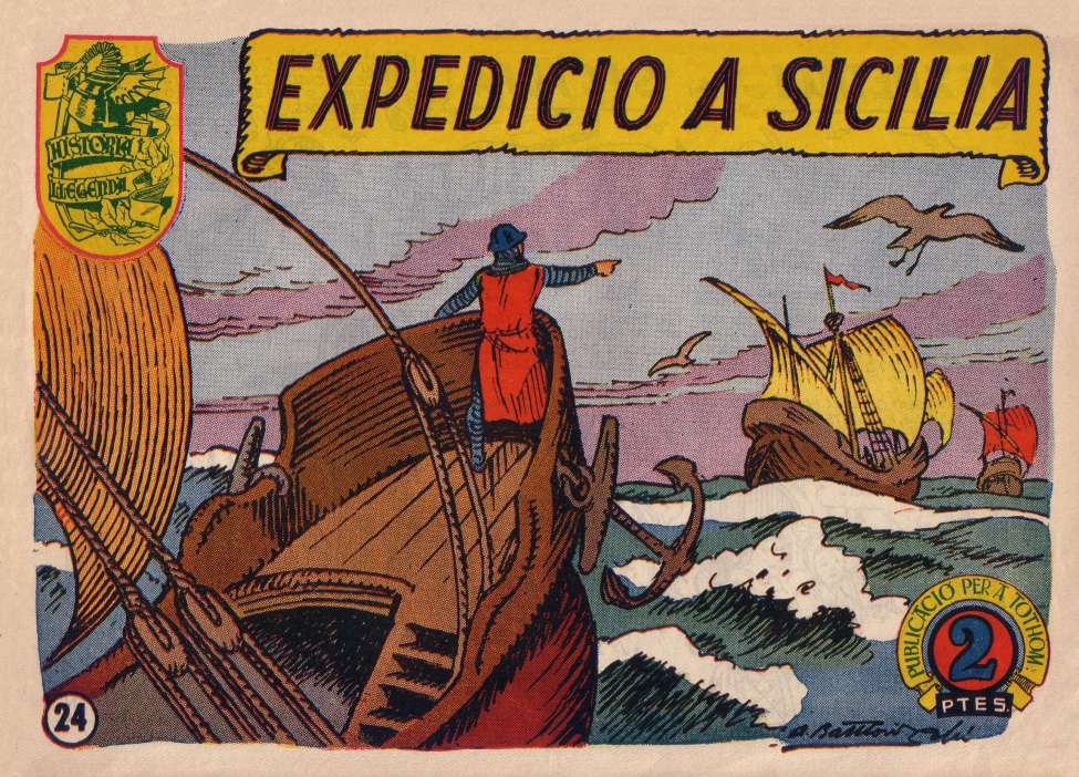 Comic Book Cover For Història i llegenda 24 - Expedició a Sicilia