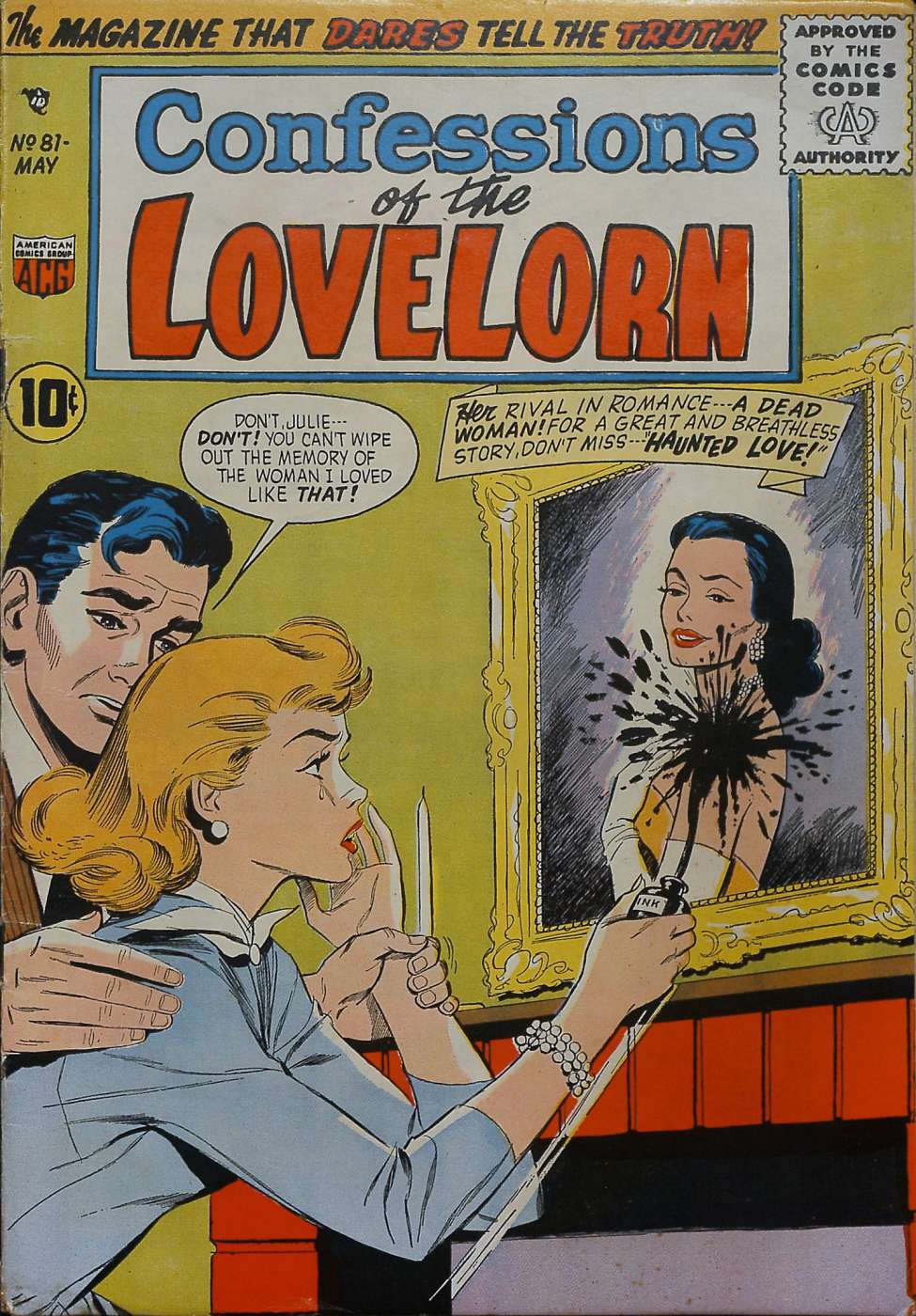 Comic Book Cover For Confessions of the Lovelorn 81