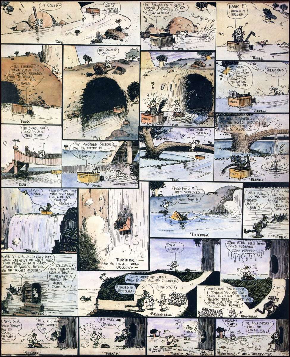 Comic Book Cover For Krazy Kat 1916