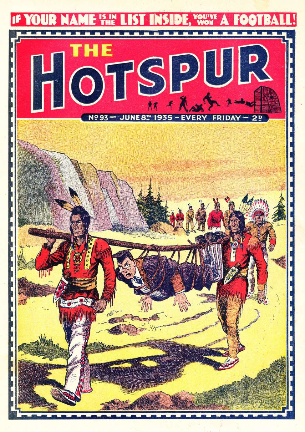 Comic Book Cover For The Hotspur 93