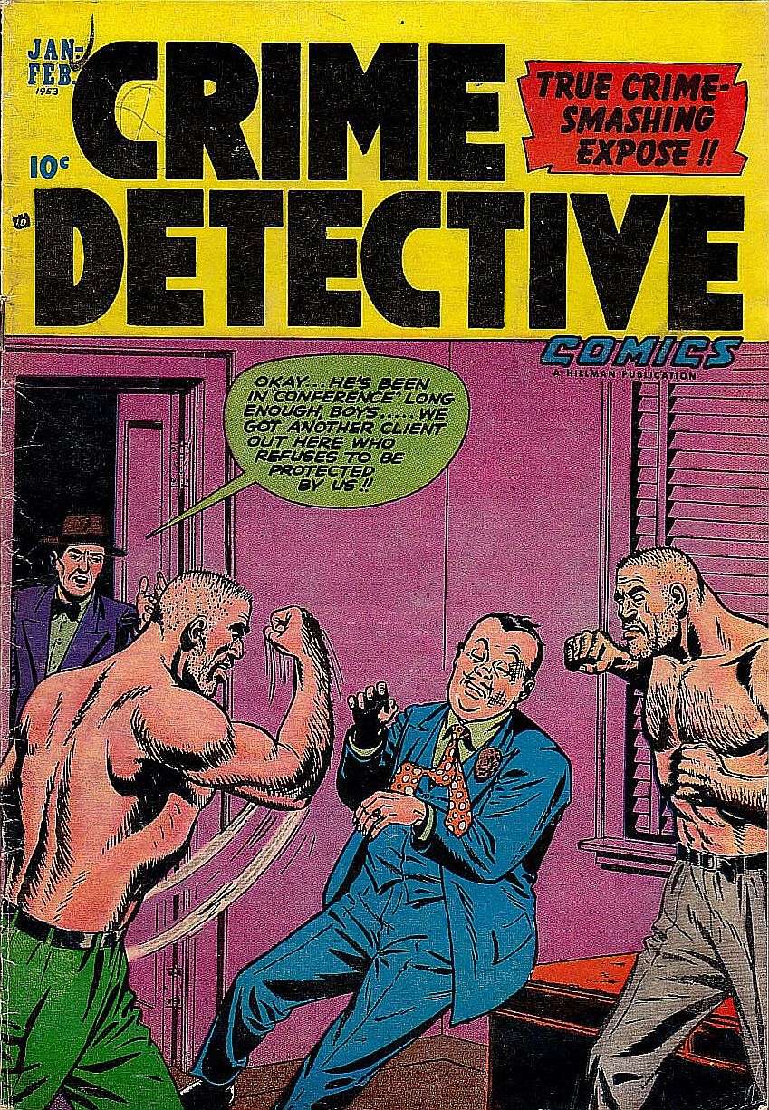 Comic Book Cover For Crime Detective Comics v3 6