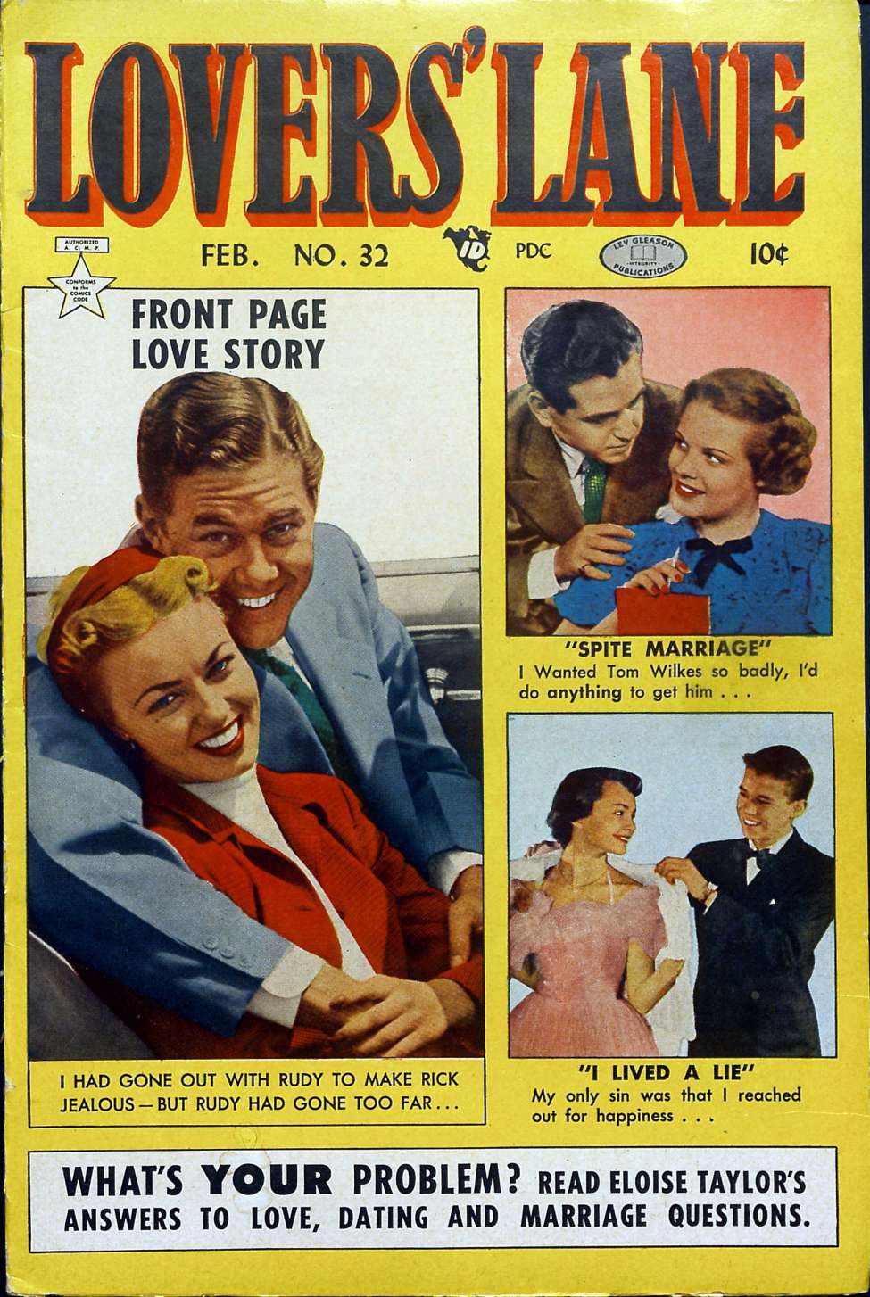 Comic Book Cover For Lovers' Lane 32