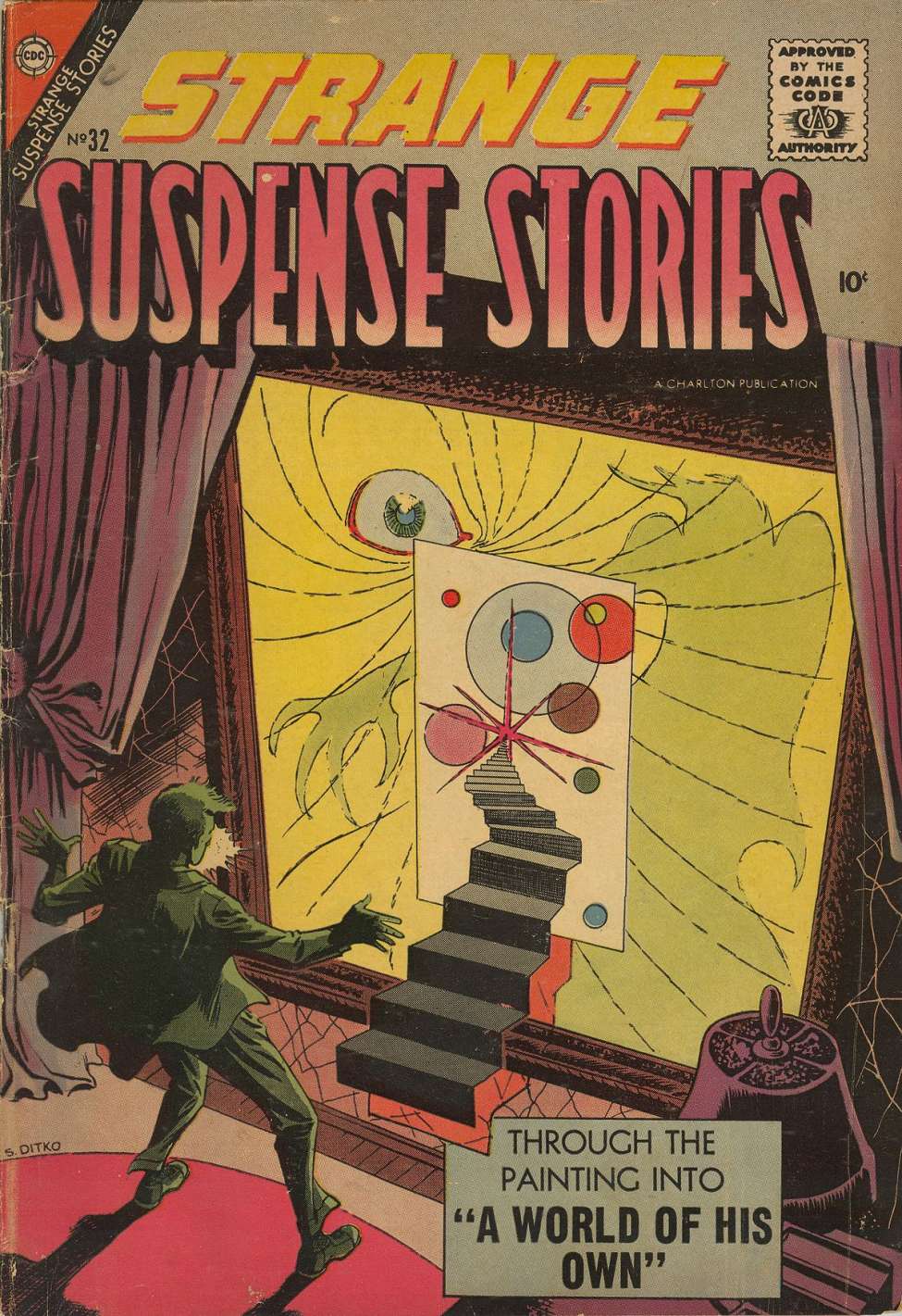 Book Cover For Strange Suspense Stories 32