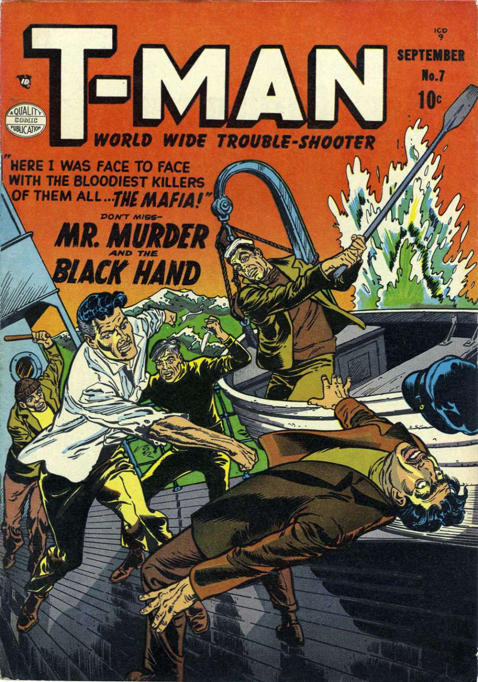 Comic Book Cover For T-Man 7