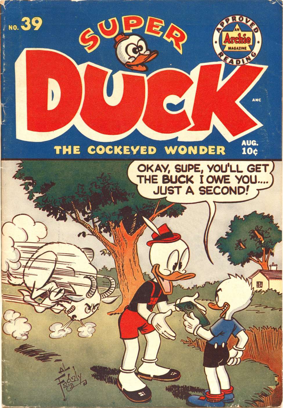 Comic Book Cover For Super Duck 39