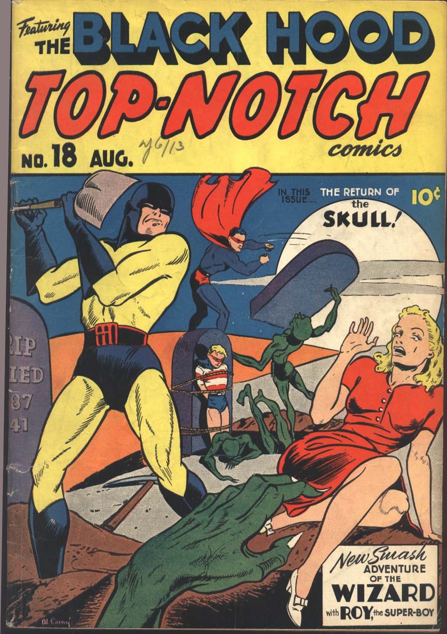 Comic Book Cover For Top Notch Comics 18