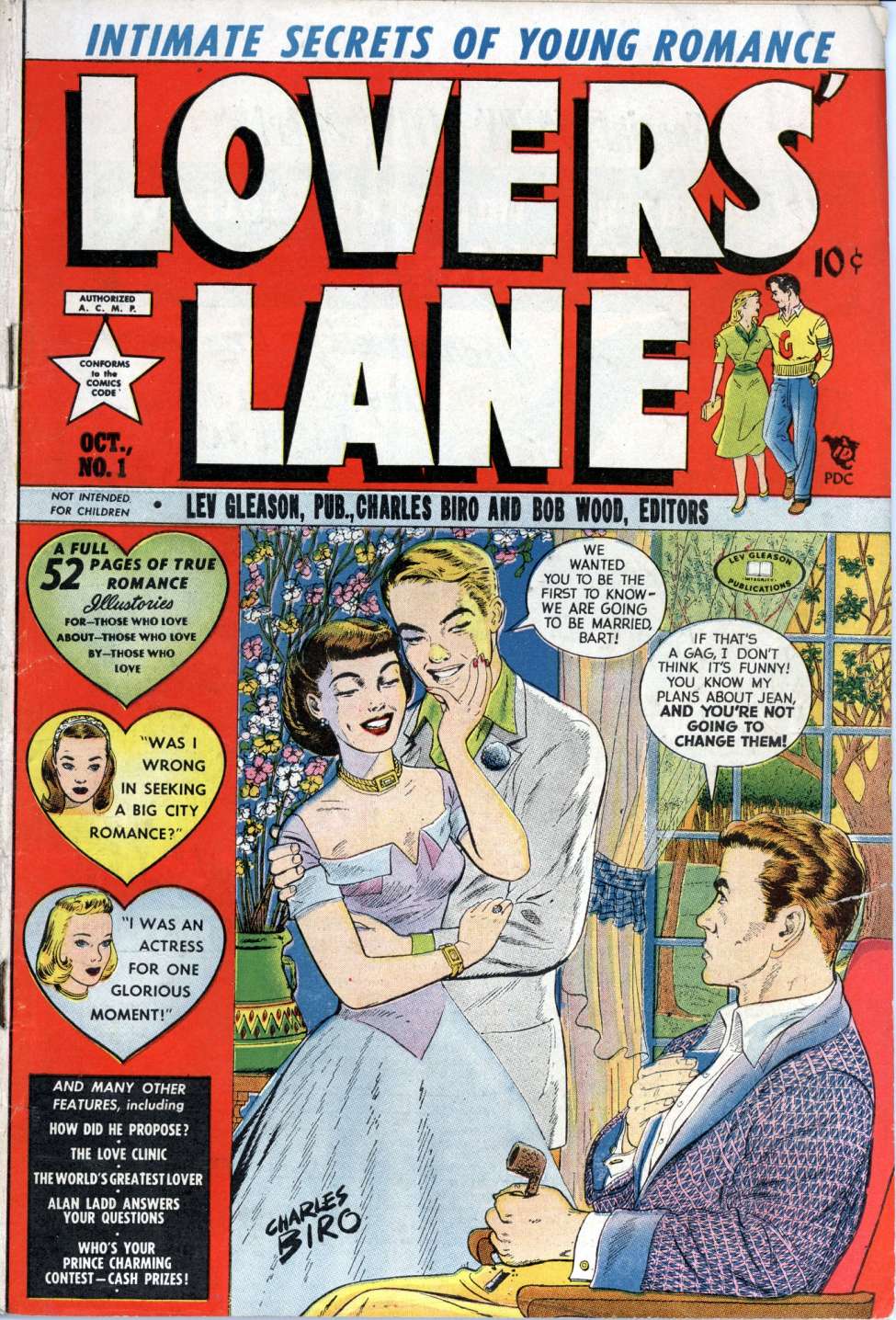 Comic Book Cover For Lovers' Lane 1
