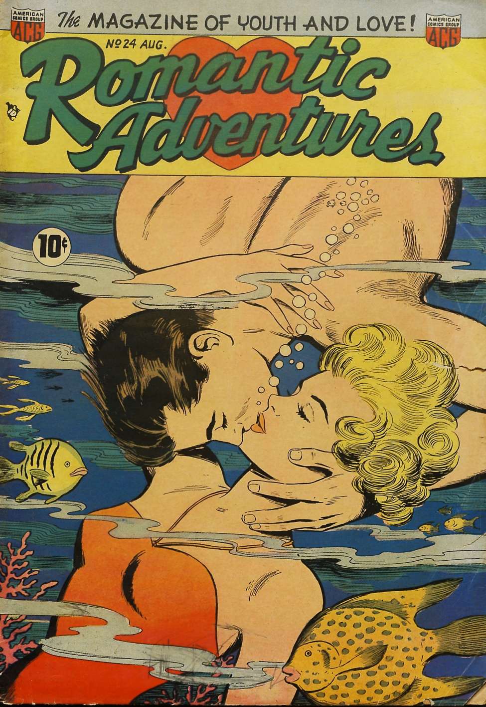 Comic Book Cover For Romantic Adventures 24