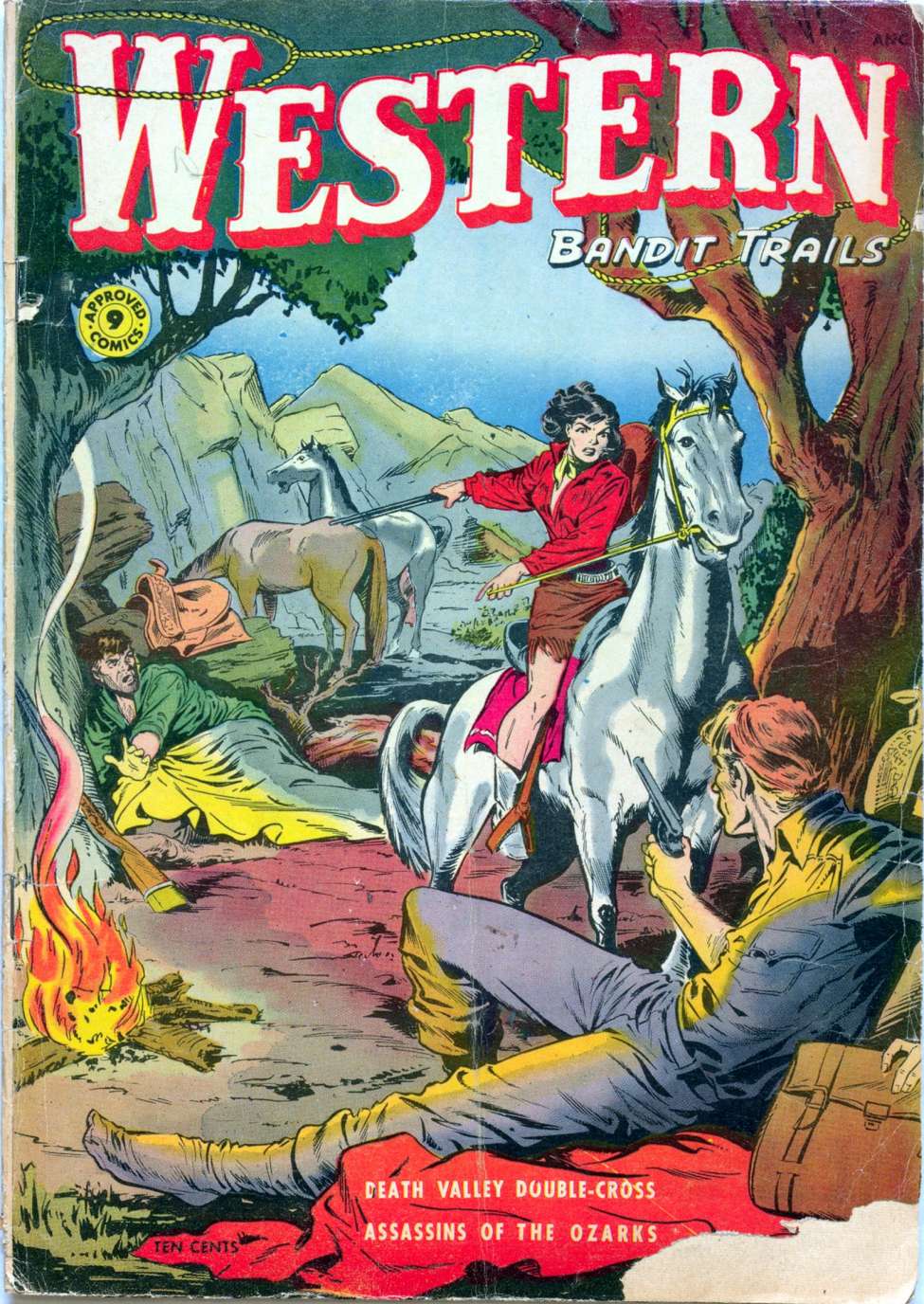 Comic Book Cover For Approved Comics 9 - Western Bandit Trails