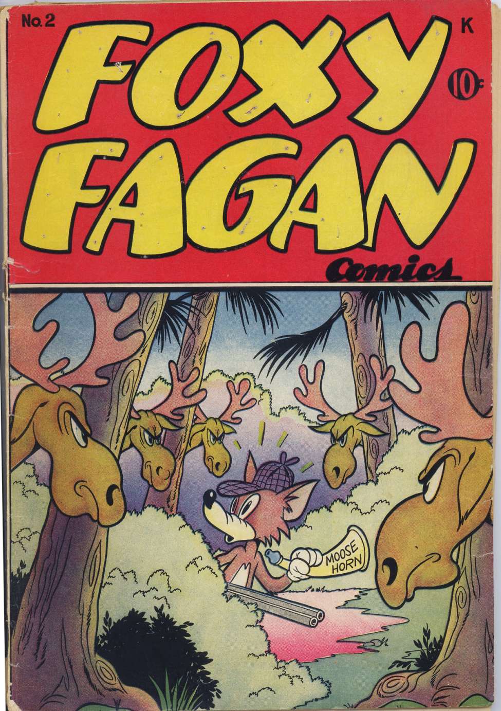 Comic Book Cover For Foxy Fagan Comics 2