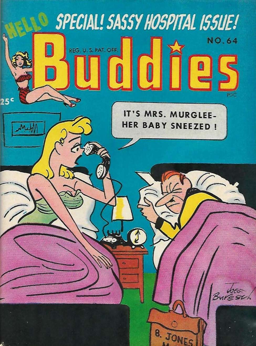 Comic Book Cover For Hello Buddies 64