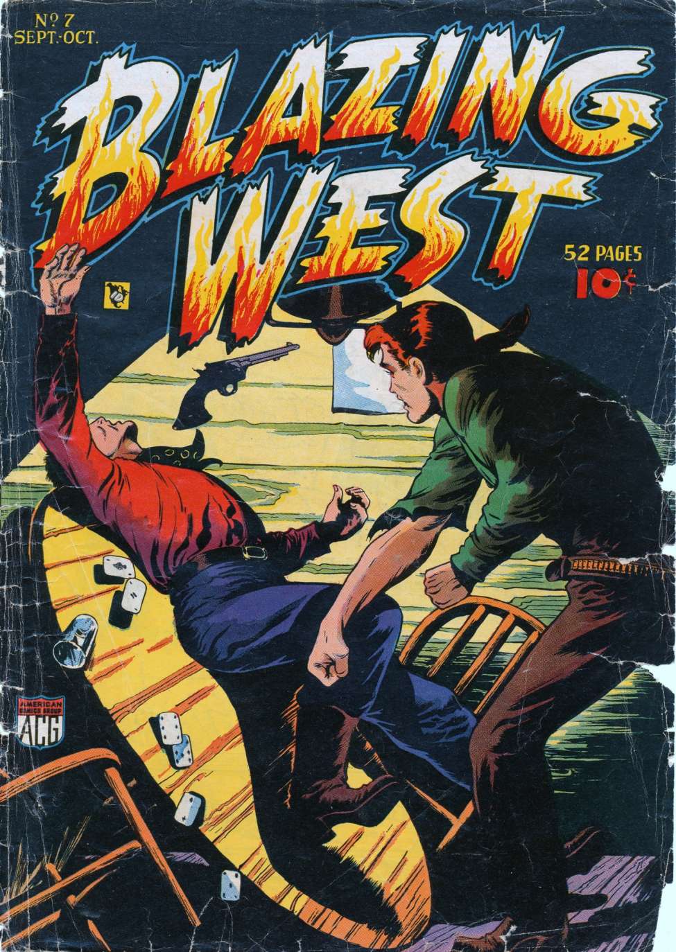 Comic Book Cover For Blazing West 7