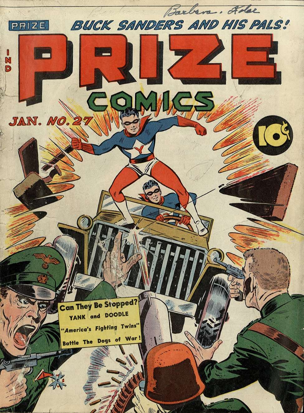 Comic Book Cover For Prize Comics 27