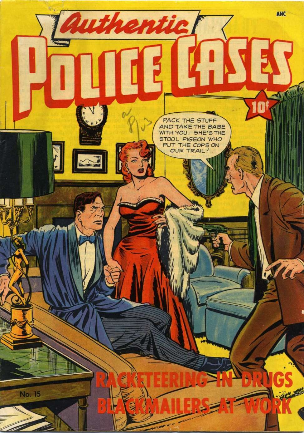 Comic Book Cover For Authentic Police Cases 15