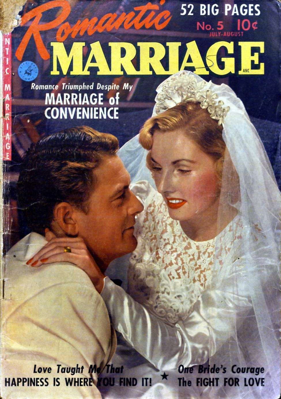 Comic Book Cover For Romantic Marriage 5