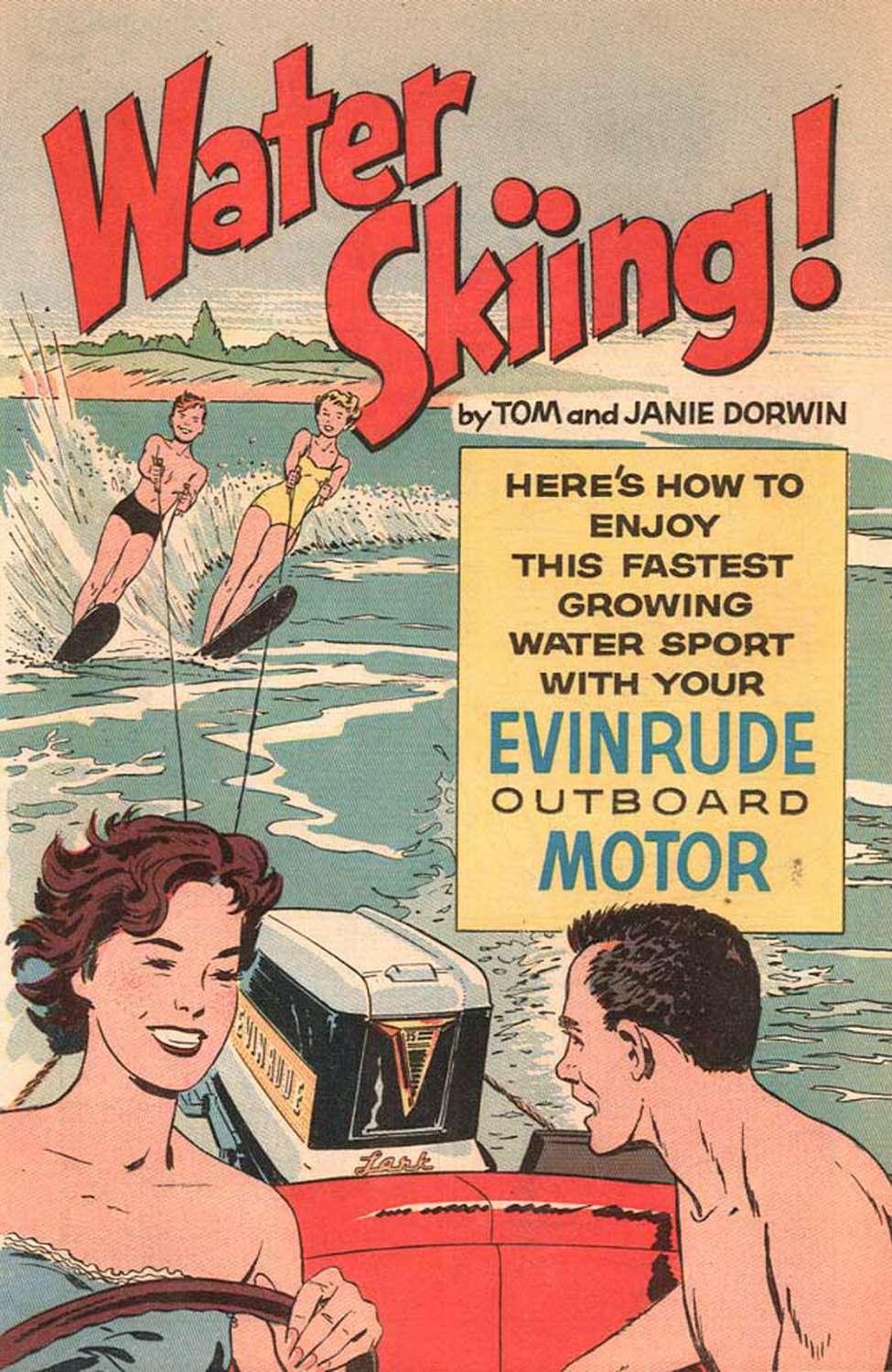Book Cover For Water Skiing - Evinrude Motors
