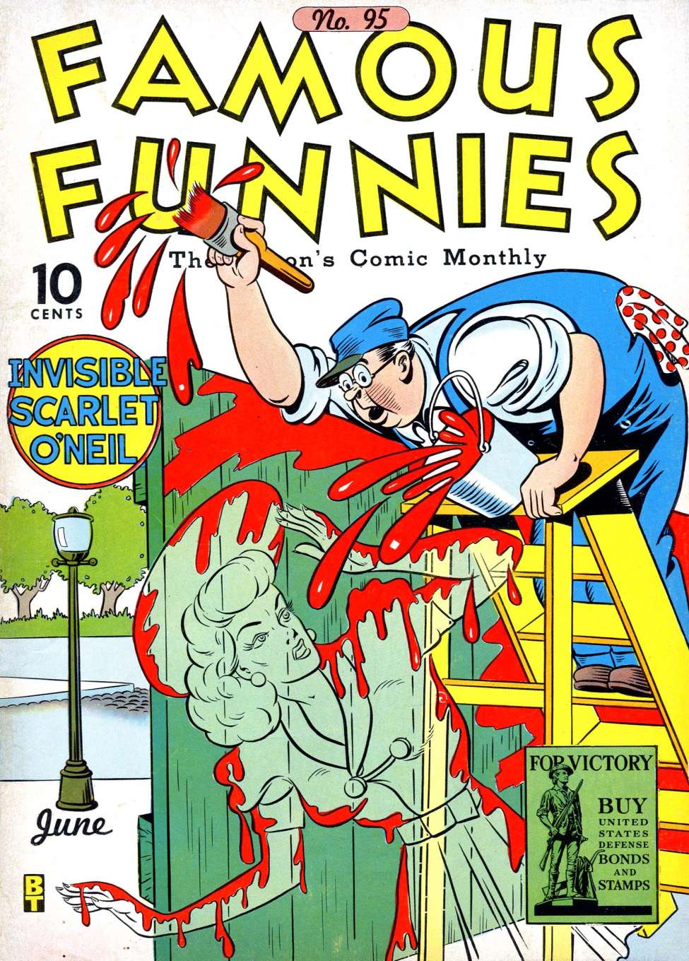 Book Cover For Famous Funnies 95