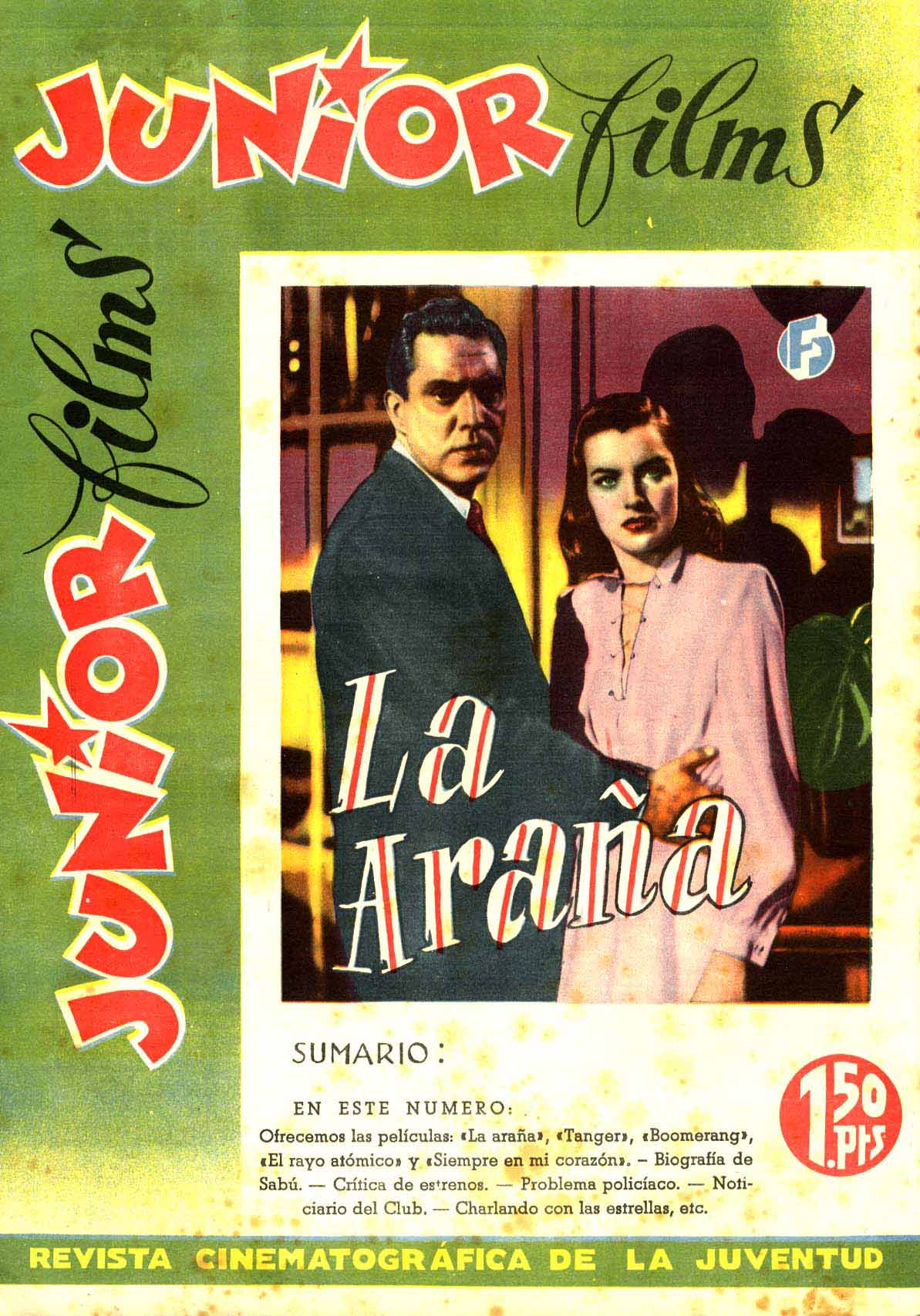 Book Cover For Junior Films 47 La araña