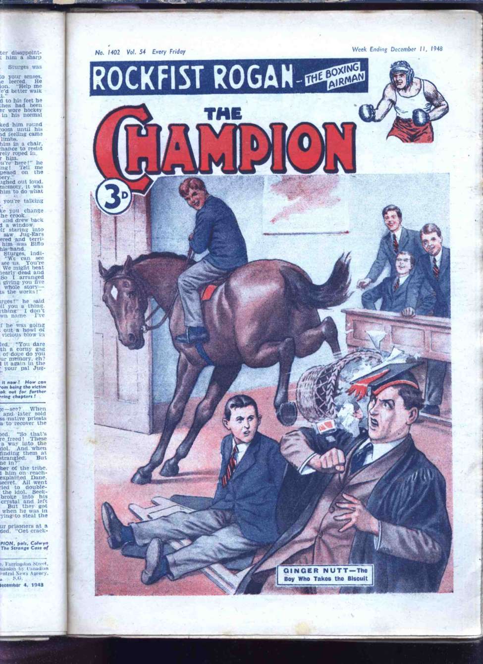 Comic Book Cover For The Champion 1402