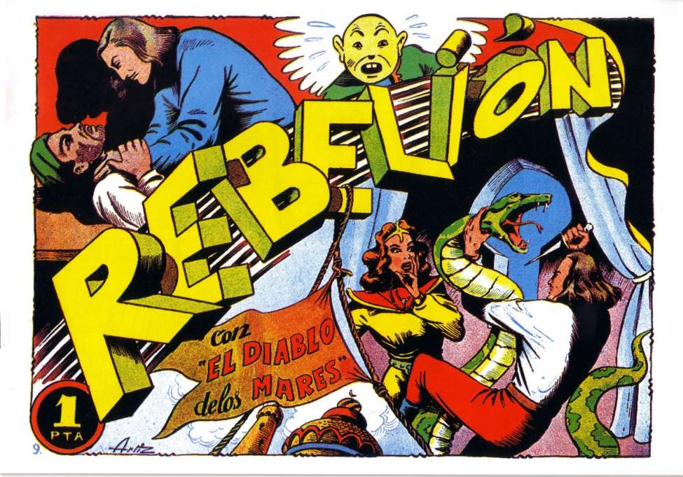 Comic Book Cover For El Diablo de los Mares 9 - Rebelion