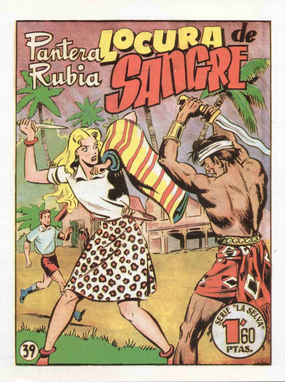 Comic Book Cover For Pantera Rubia 28 - Locura De Sangre