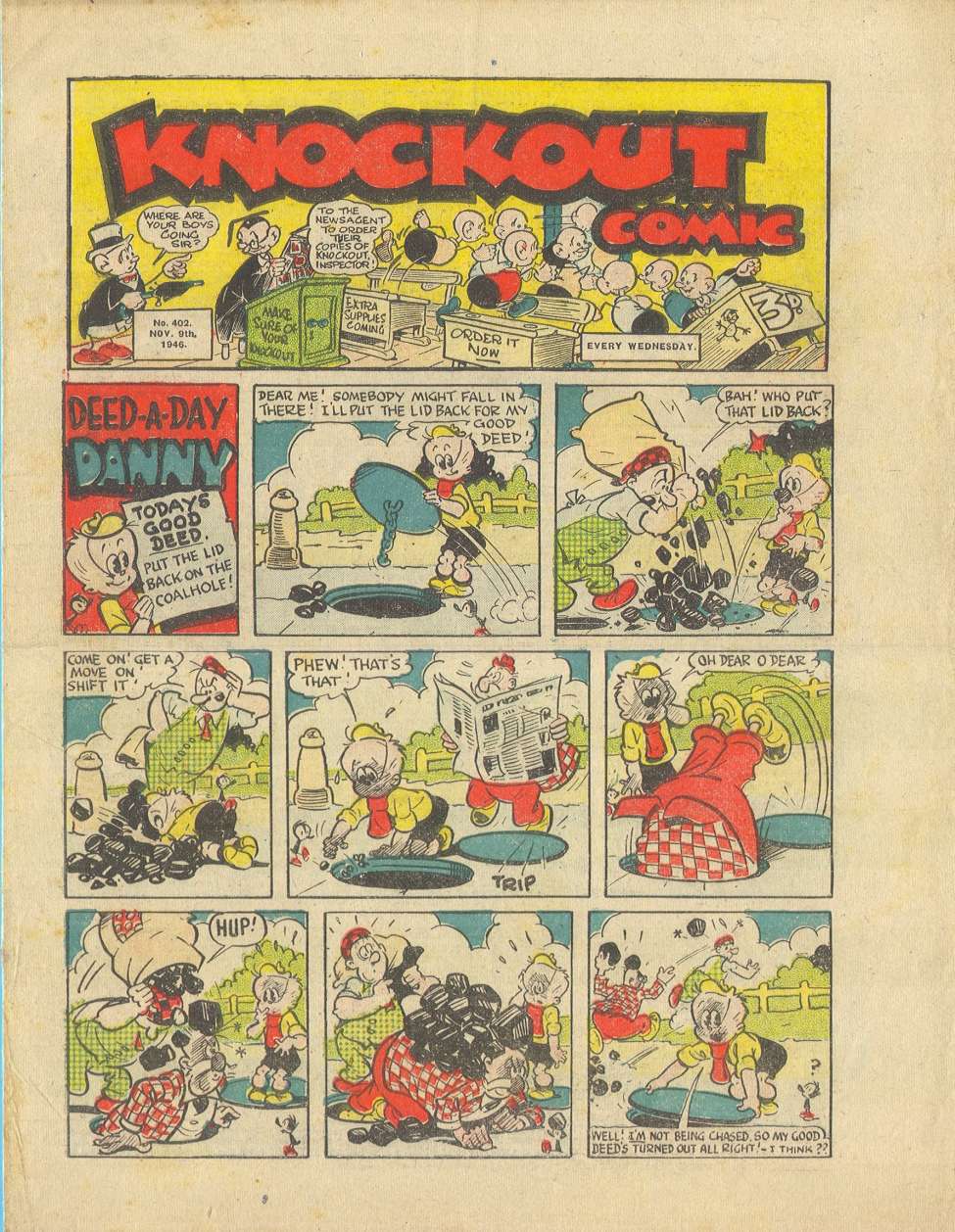 Comic Book Cover For Knockout 402