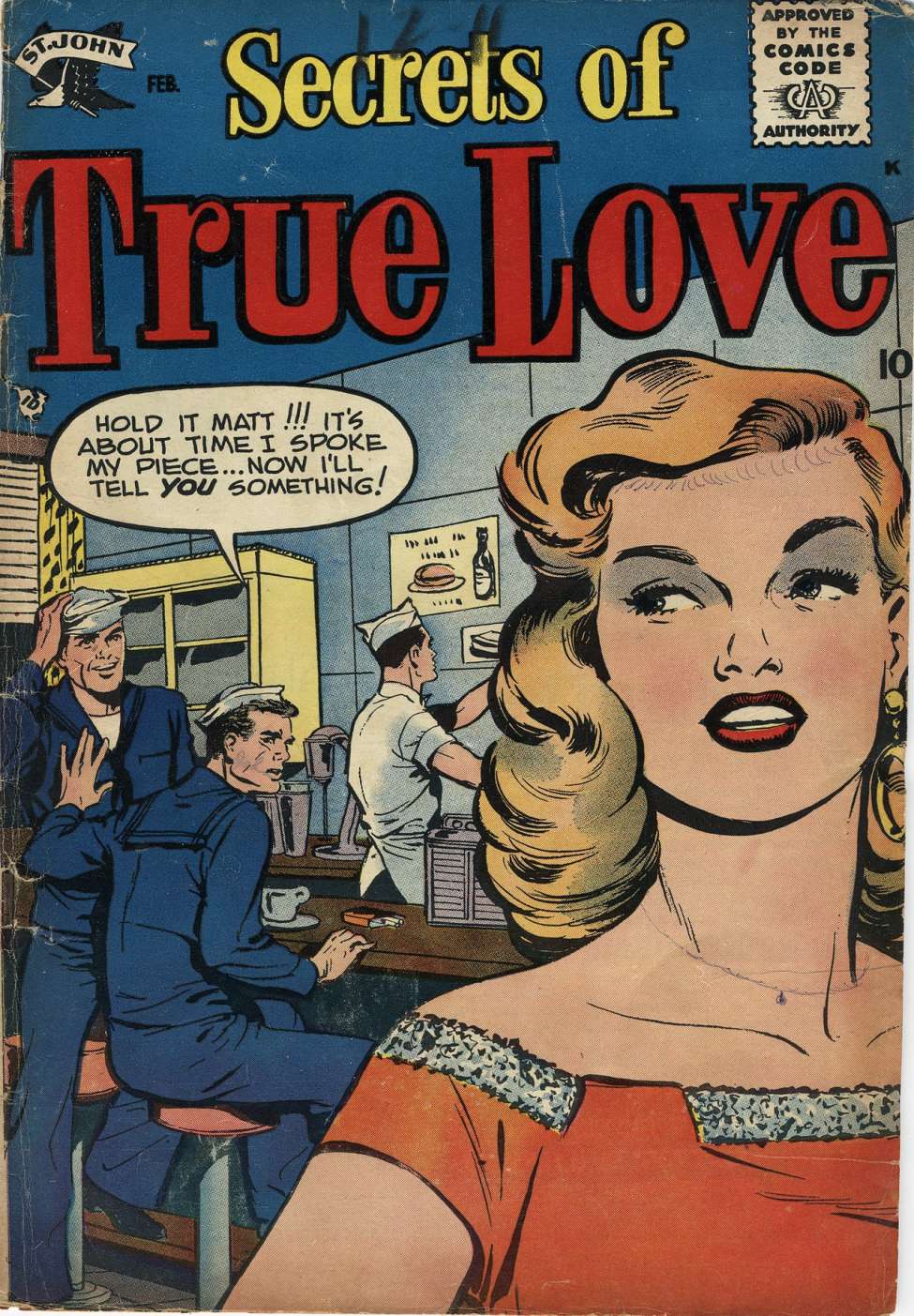 Comic Book Cover For Secrets of True Love 1