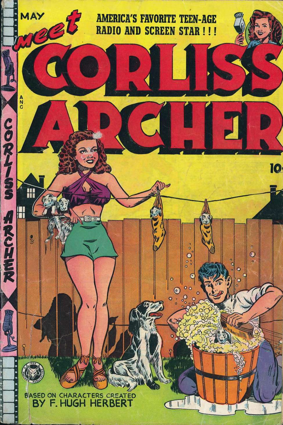 Comic Book Cover For Meet Corliss Archer 2