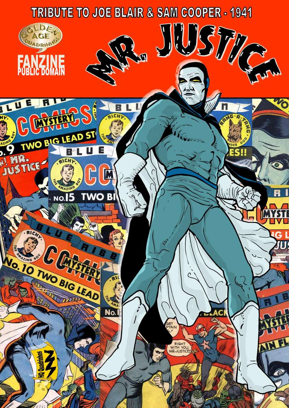 Comic Book Cover For Mr. Justice