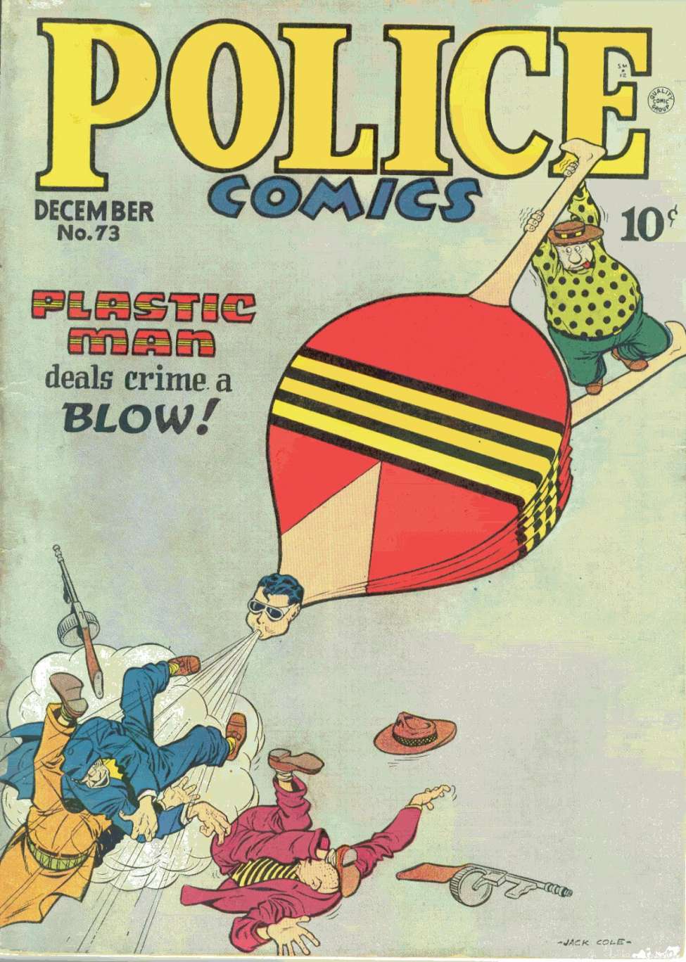 Comic Book Cover For Police Comics 73