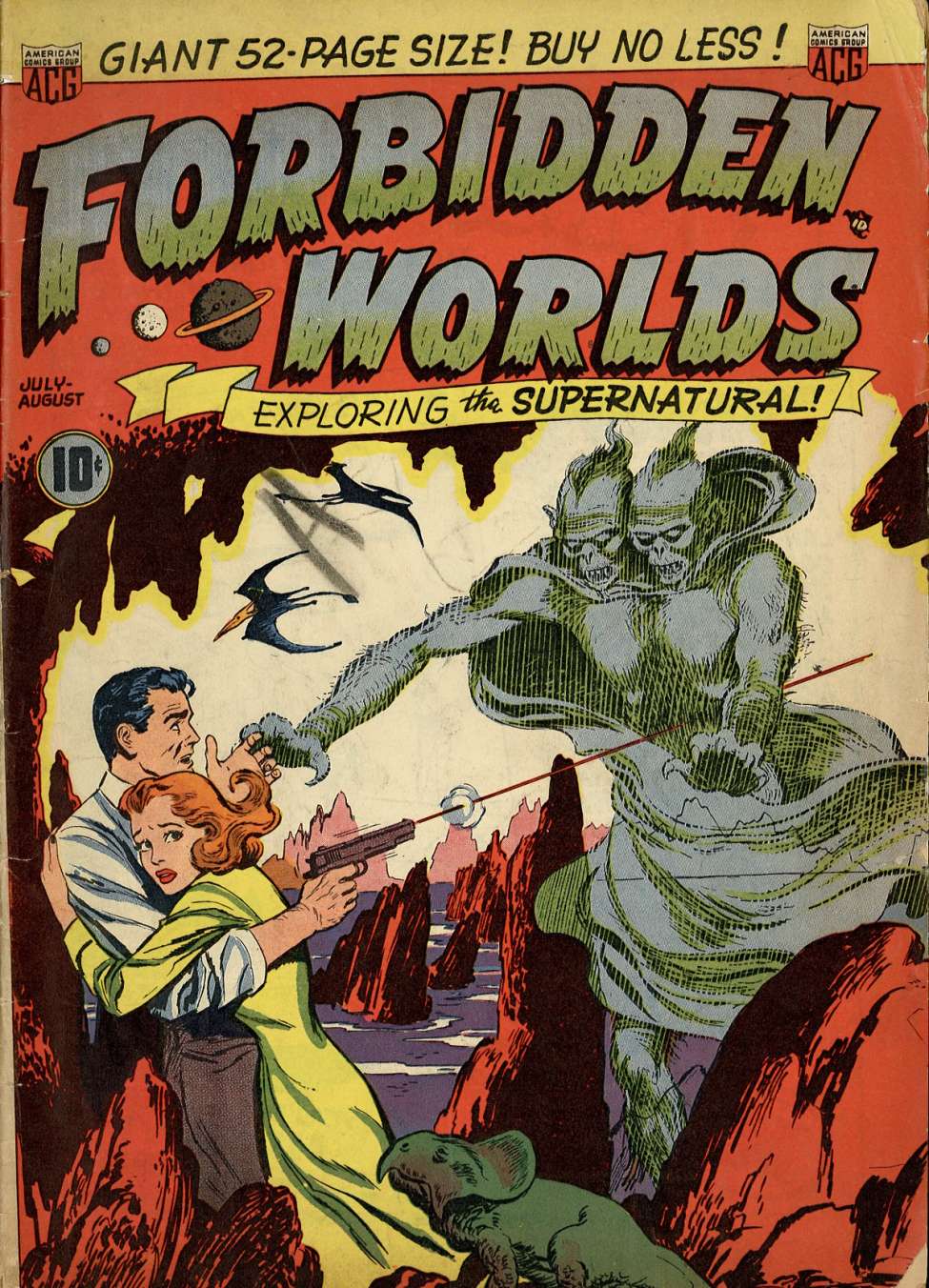 Comic Book Cover For Forbidden Worlds 1