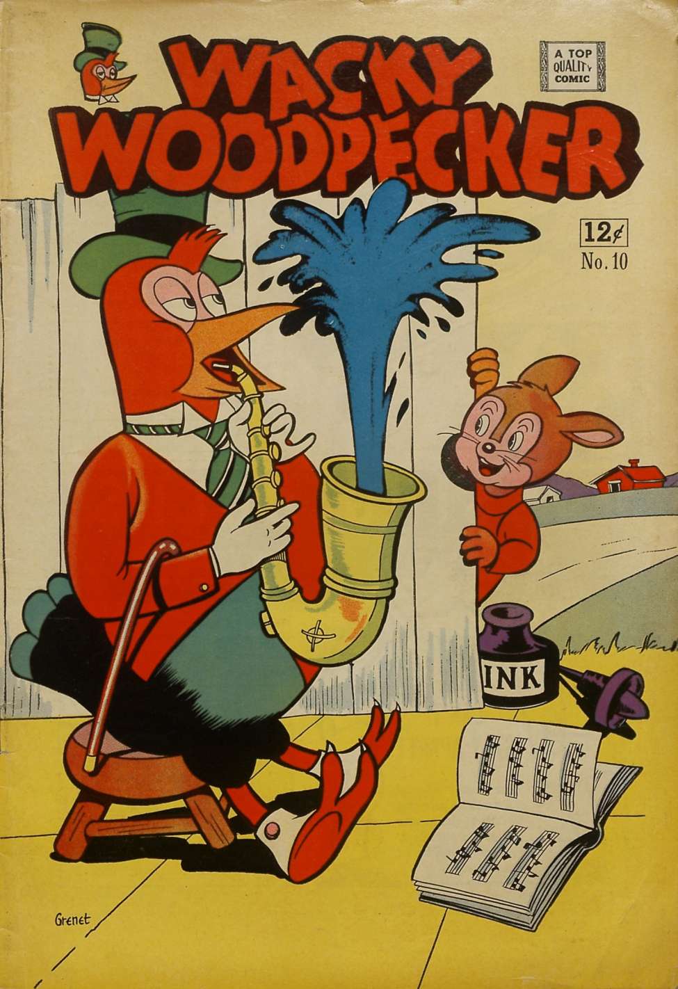 Comic Book Cover For Wacky Woodpecker 10