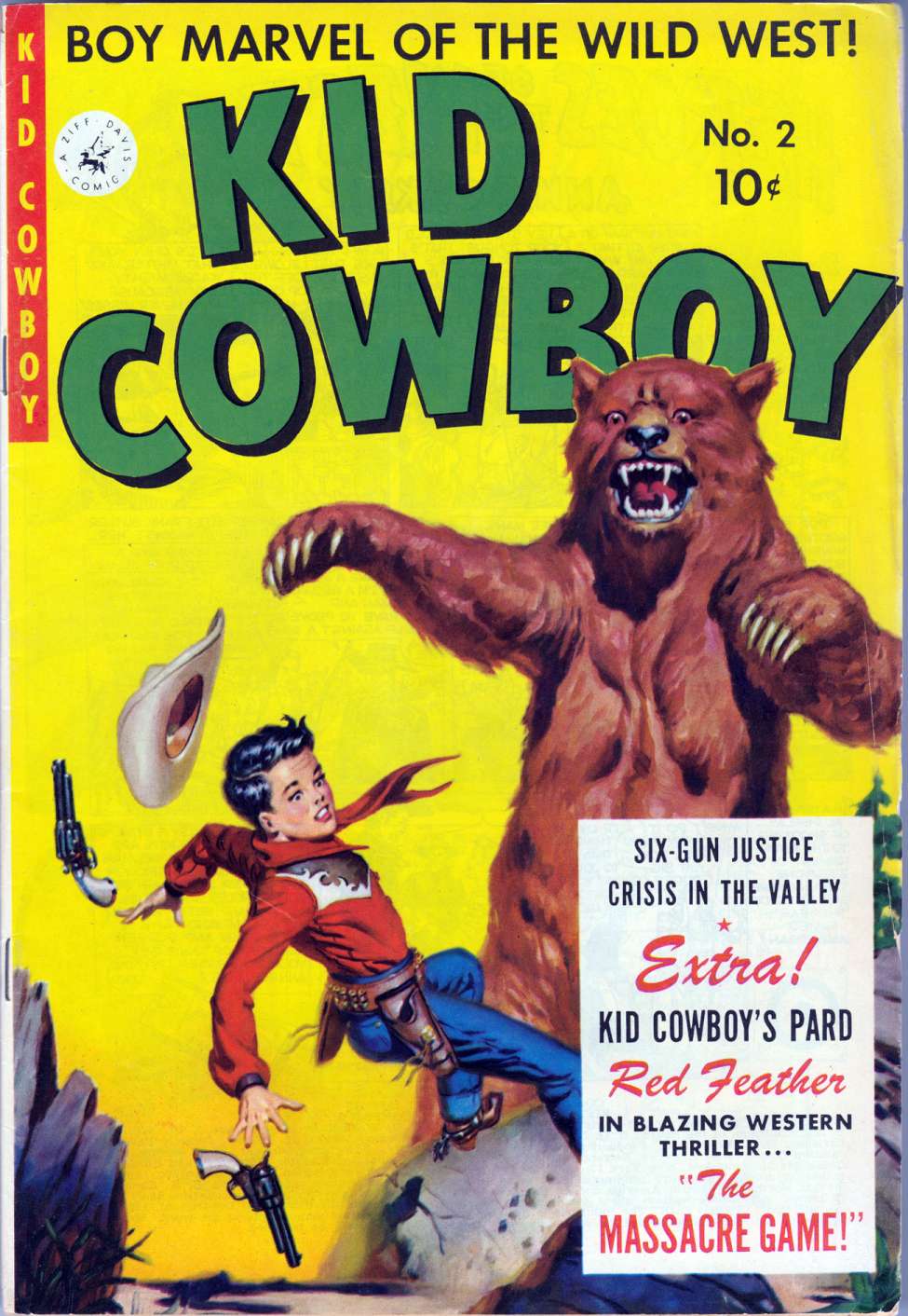 Comic Book Cover For Kid Cowboy 2